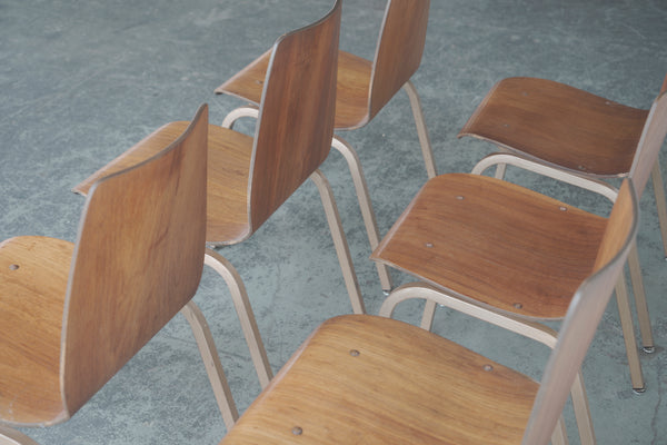 Vintage Bentwood Stacking Chairs