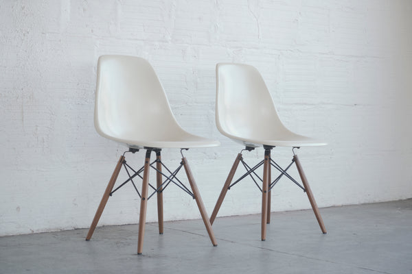 Eames Fiberglass Dowel Chairs