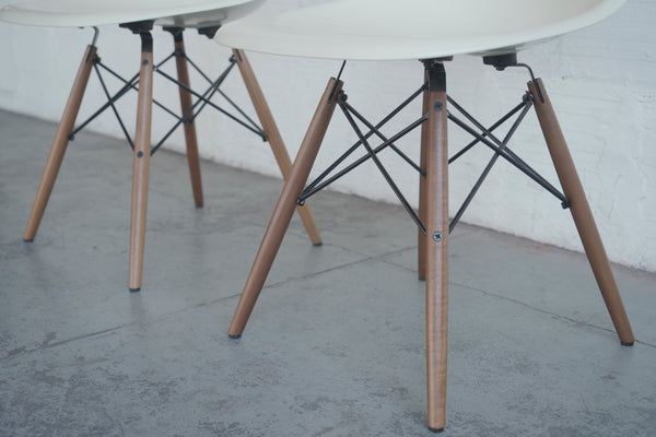 Eames Fiberglass Dowel Chairs