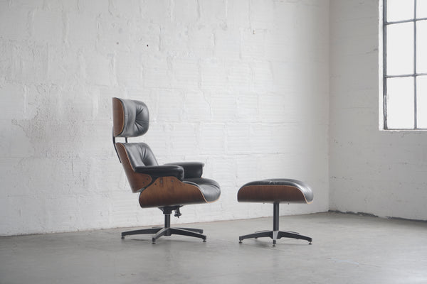 Eames Lounge Chair and Ottoman Replica by Plycraft