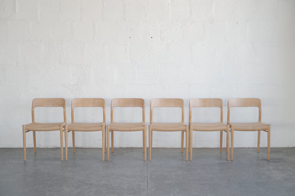 Niels Møller Model 75 Dining Chairs