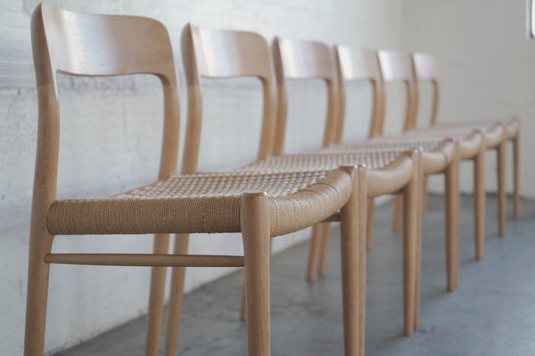 Niels Møller Model 75 Dining Chairs