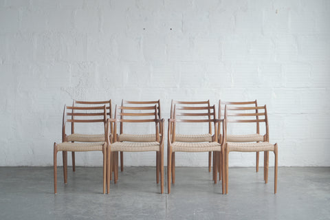 Niels Møller Model 62 Dining Chairs