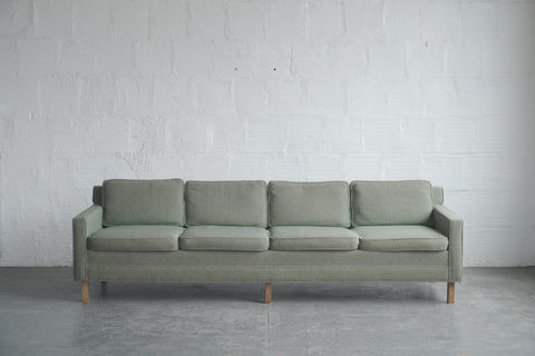 Milo Baughman-Style Four-Seater Sofa