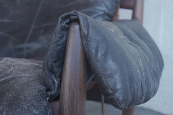 Sergio Rodrigues Mole Lounge Chair and Ottoman