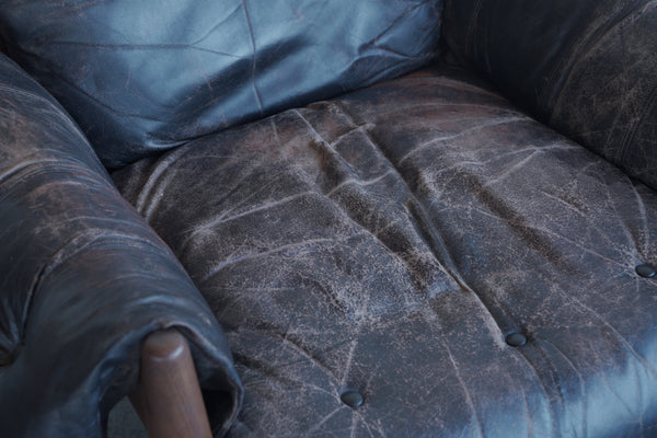 Sergio Rodrigues Mole Lounge Chair and Ottoman