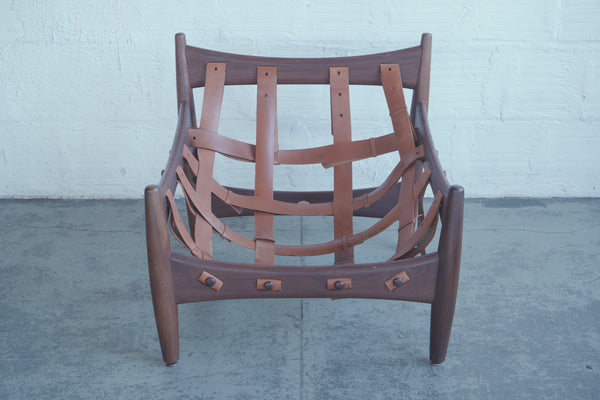 Sergio Rodrigues Mole Lounge Chair and Ottoman