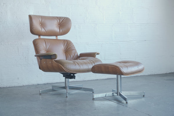 Plycraft Lounge Chair and Ottoman