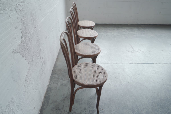 Early Jacob & Josef Kohn Bentwood Caned Chairs