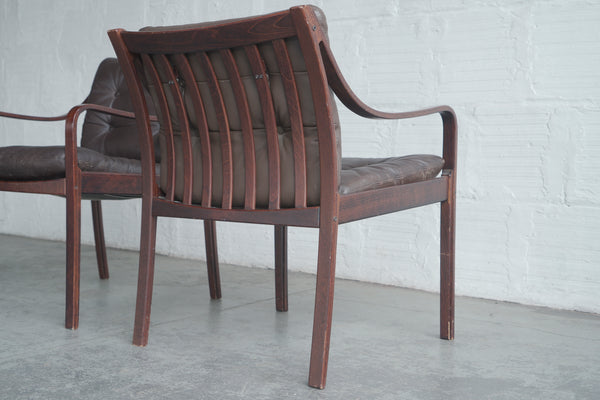 Frederik Kayser for Vatne Møbler Lounge Chairs