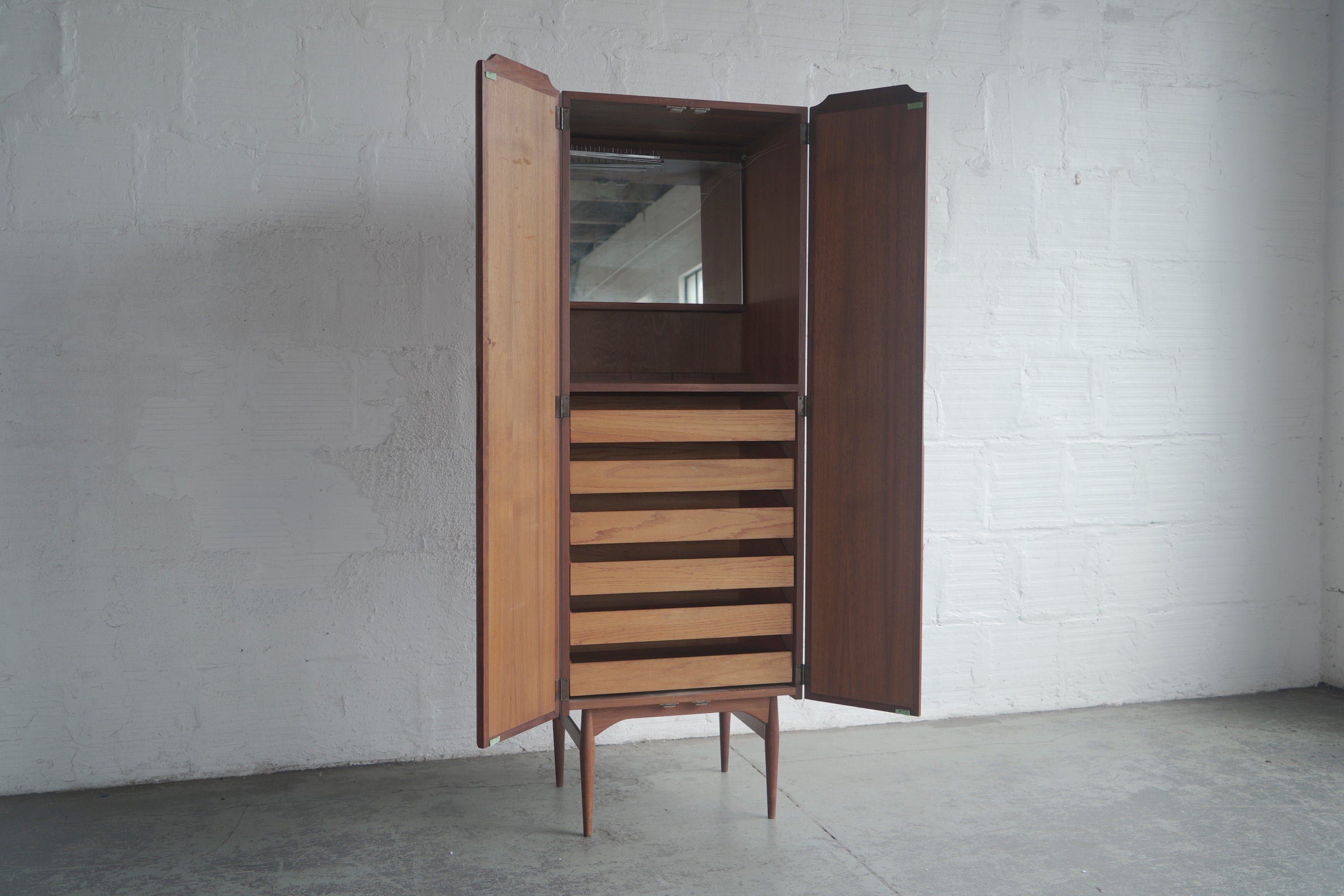 Brown Saltman Gentlemen's Dressing Cabinet The Good Mod Brown Saltman Gentlemen's Dressing Cabinet The Good Mod
