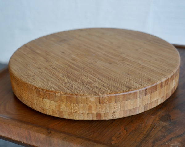 Circular Wood Block Platter