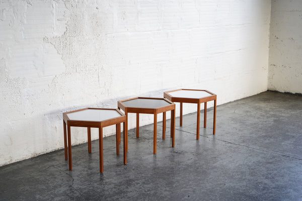Hans Anderson Hex Side Tables