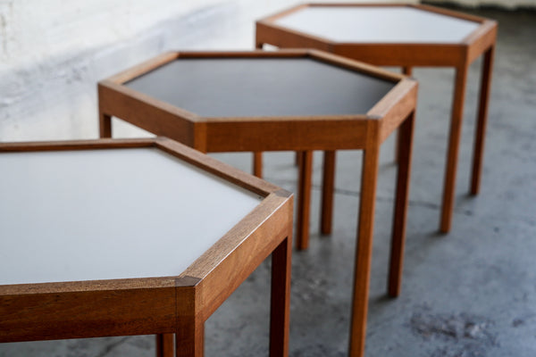 Hans Anderson Hex Side Tables