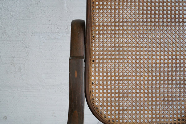 Vintage Caned Rocking Chair