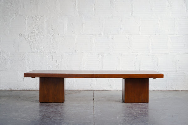 John Keal for Brown Saltman Expandable Walnut Coffee Table