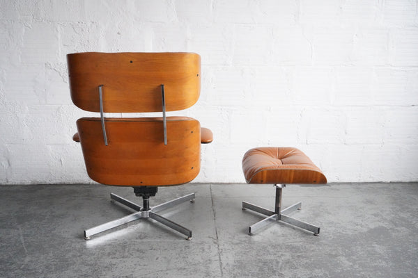 Plycraft Lounge Chair and Ottoman The Good Mod
