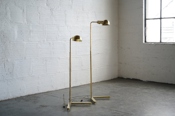 Casella V Base Brass Lamps