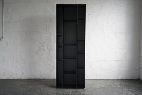 Contemporary Tall Black Bookshelf