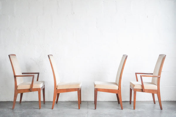 Glenn of California Velvet Dining Chairs (Set of Eight)