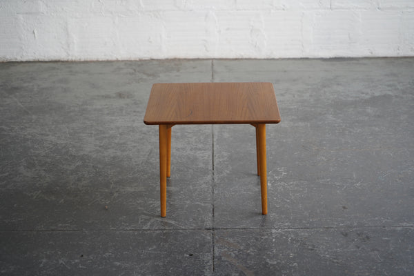 Swedish Teak Square Side Table