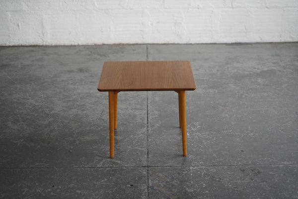 Swedish Teak Square Side Table