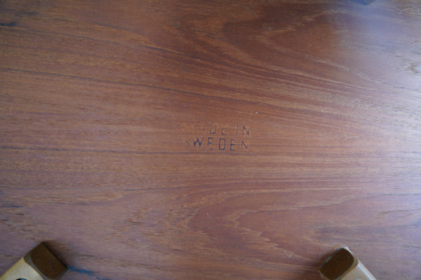 Swedish Teak Square Side Table