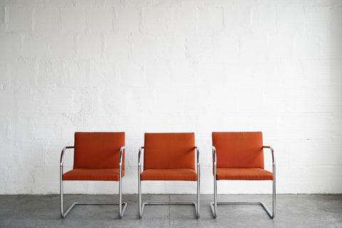 Mies van der Rohe Brno Chairs (Set of 3)