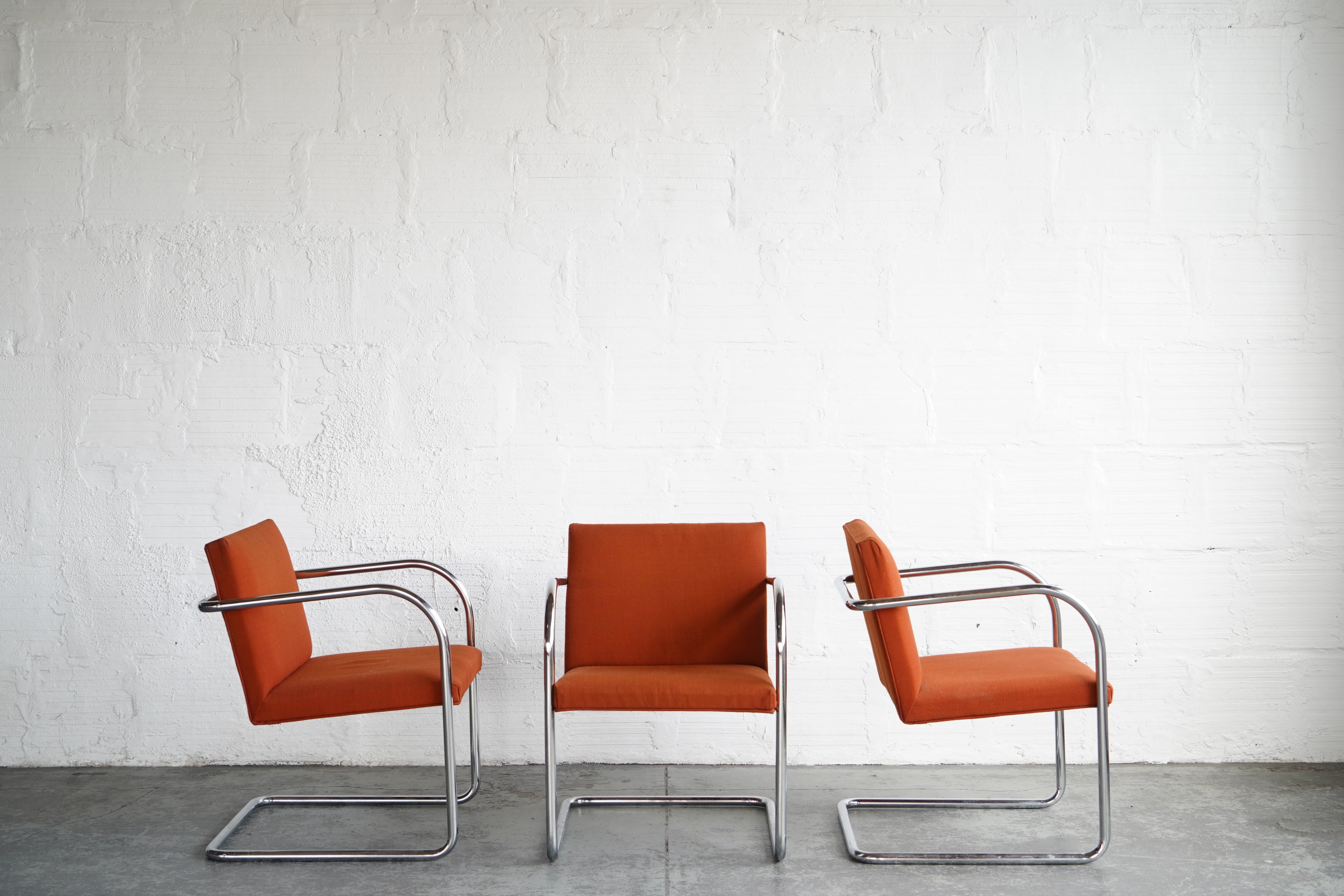 Mies van der shop rohe dining chairs
