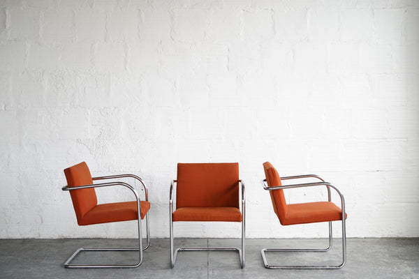 Mies van der Rohe Brno Chairs (Set of 3)