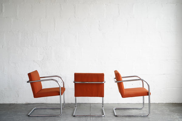 Mies van der Rohe Brno Chairs (Set of 3)