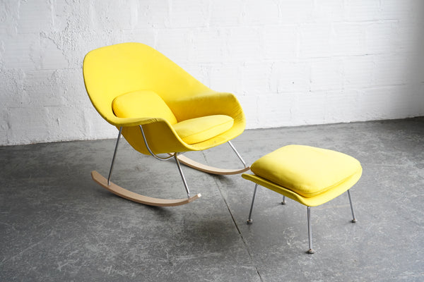 Womb Rocker Lounge W/ Ottoman