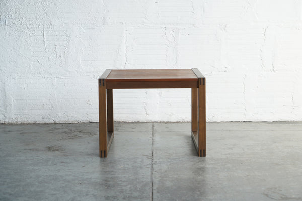 Finger Joint Wood End Tables