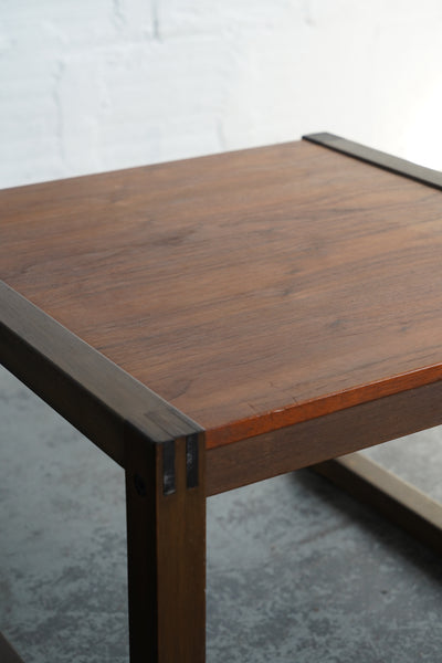 Finger Joint Wood End Tables