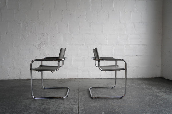 Tubular Italian Chrome Chairs