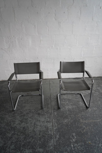Tubular Italian Chrome Chairs
