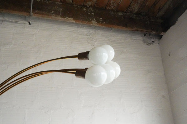 Vintage Arched Lamp with Marble Base