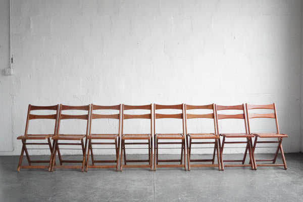 1940s Wooden Folding Chairs
