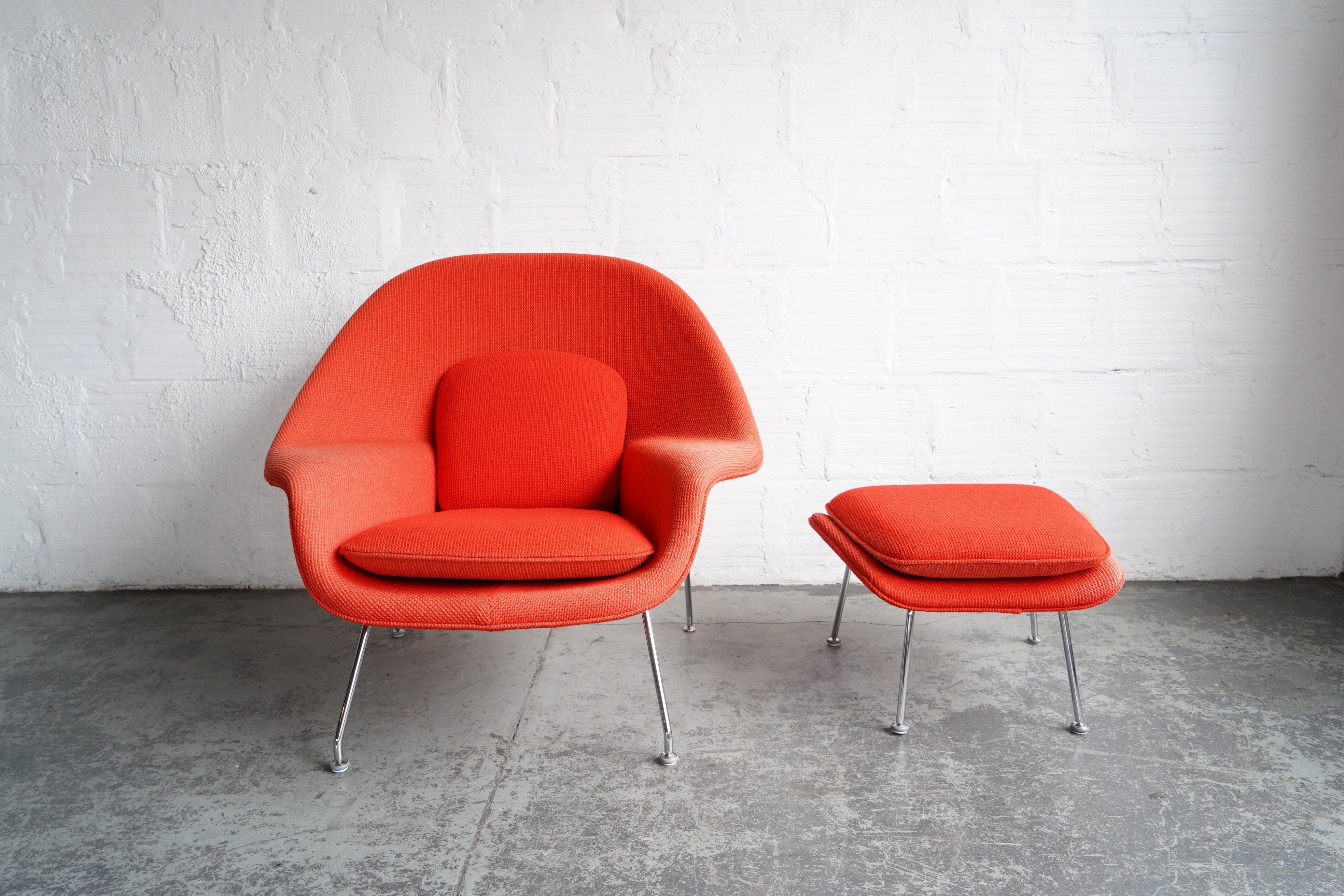Knoll Womb Chair and Ottoman The Good Mod