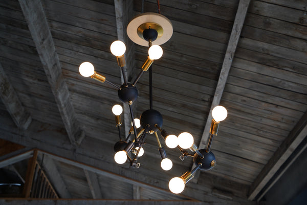 Adjustable Sputnik Style Chandelier