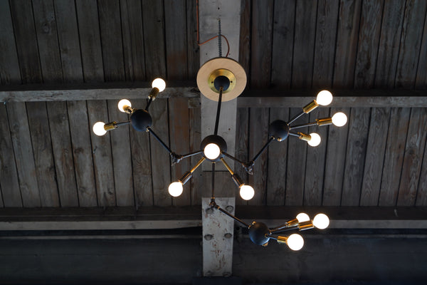 Adjustable Sputnik Style Chandelier
