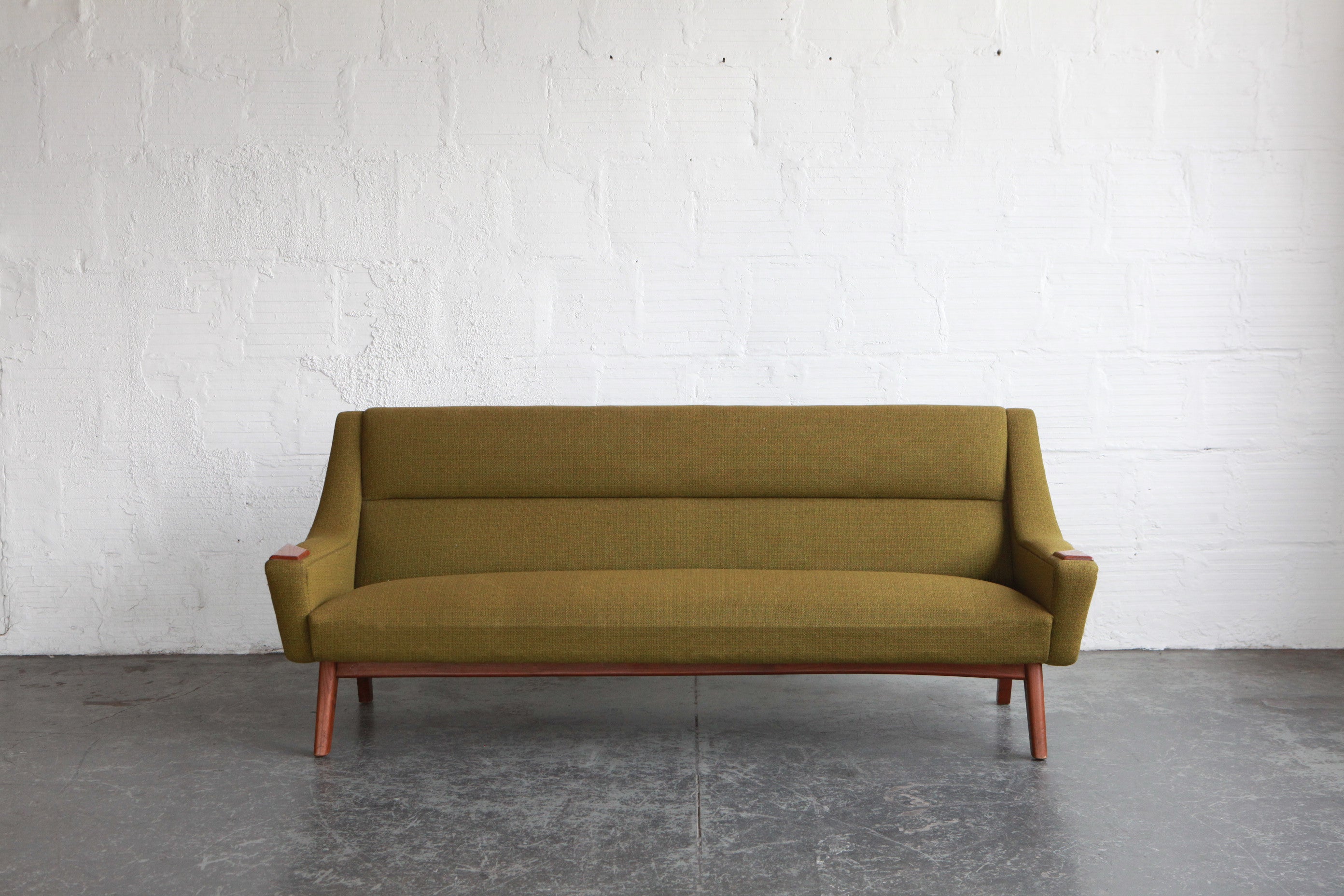 mid century danish modern couch