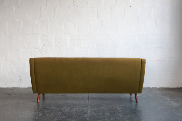 Danish Mid Century Teak Paw Sofa