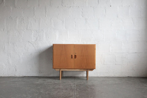 Light Danish Two Door Credenza