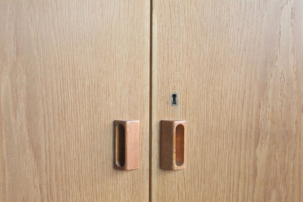 Light Danish Two Door Credenza