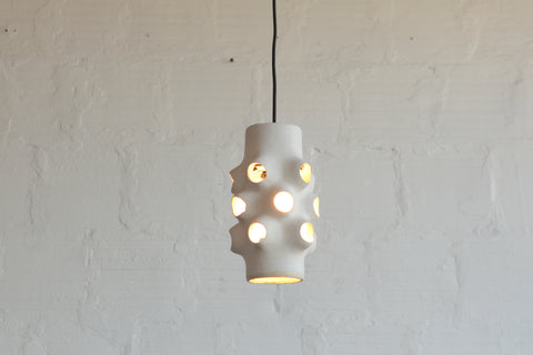 Ceramic light, ceramic 3d print, tgm, mcm, mid century furniture, custom lighting