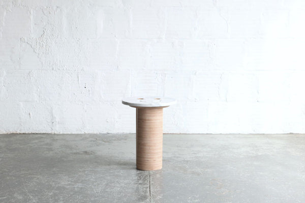 Marble Smiley Side Table