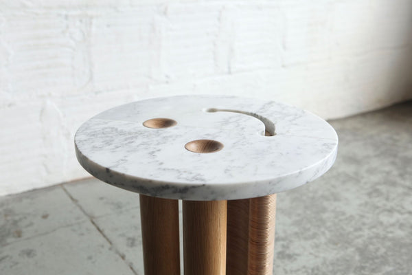 Marble Smiley Side Table