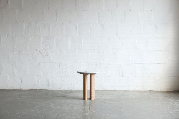 Marble Smiley Side Table