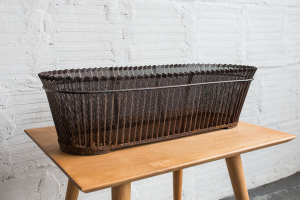 Mathieu Matégot Perforated Iron Jardiniere Basket